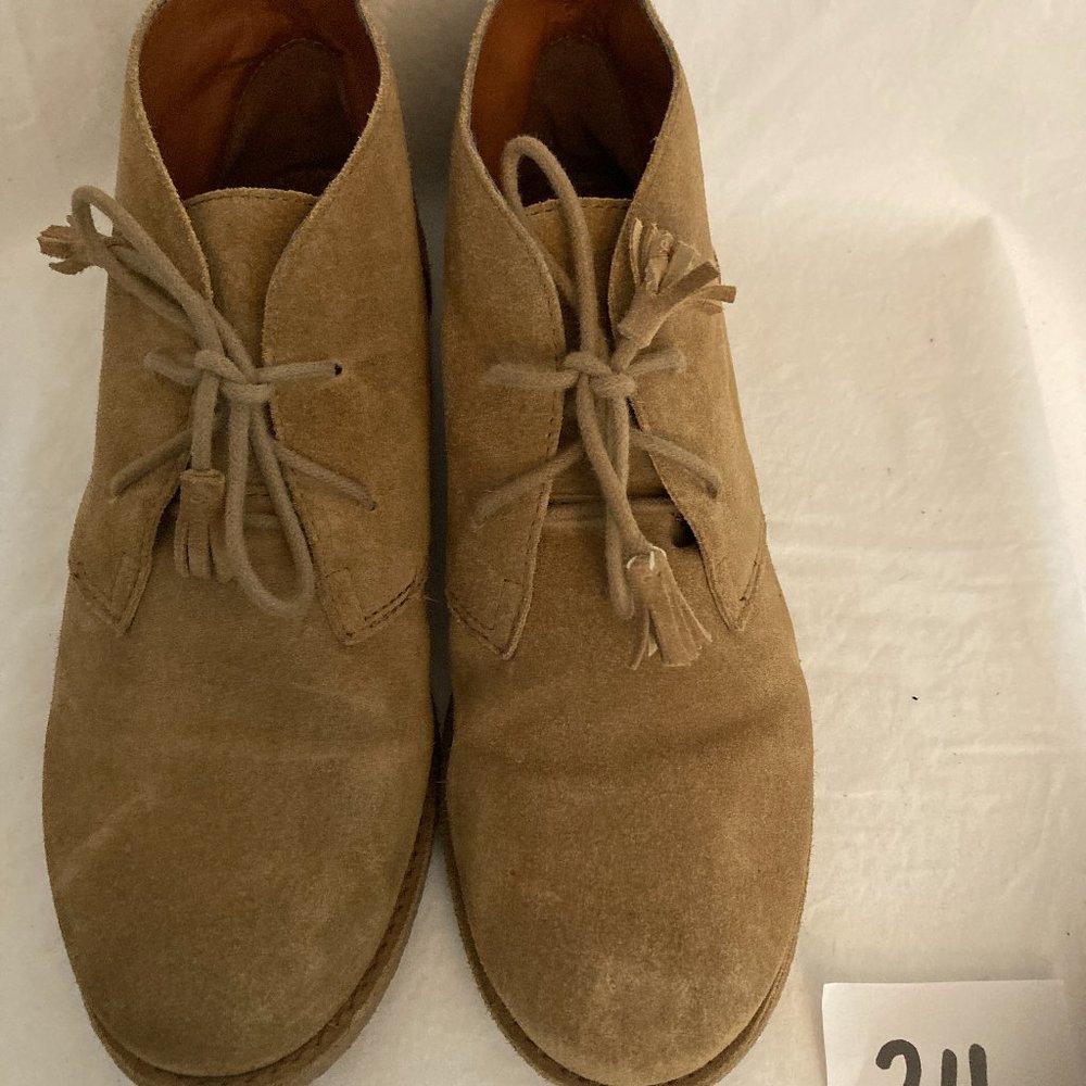 Lucky Brand Brown Suede Booties 8.5